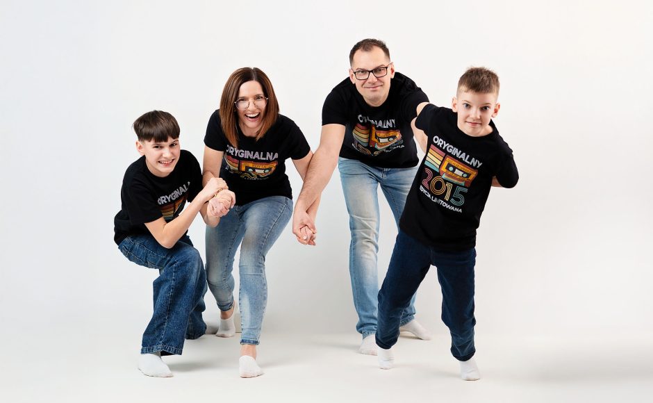 naturalna sesja rodzinna w EveArt Studio w Krośnie